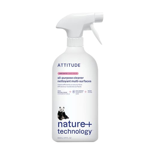 ATTITUDE All Purpose Cleaner Spray, EWG Verified, Vegan,...