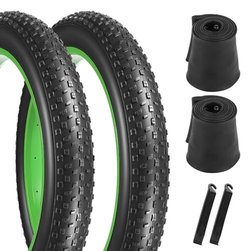 Fansport 2 Pack 26 x 4.0 Fat Bike Tires and...