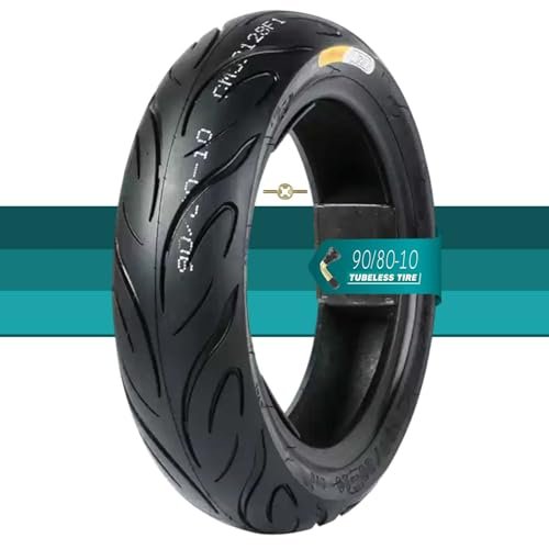 MZBZYU 90/80-10 Tire for Scooter Street Tires 47J, 90/80/10...