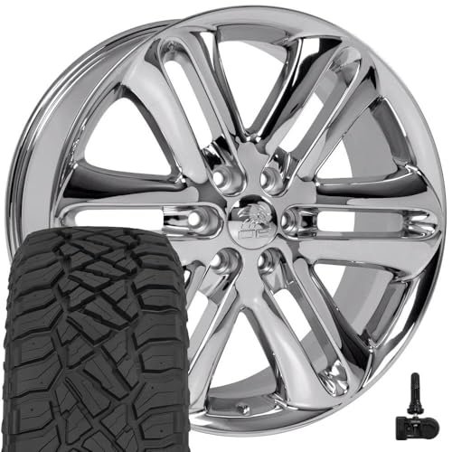 OE Wheels FR76 22 Inch Rims and Tires Fit F-150...