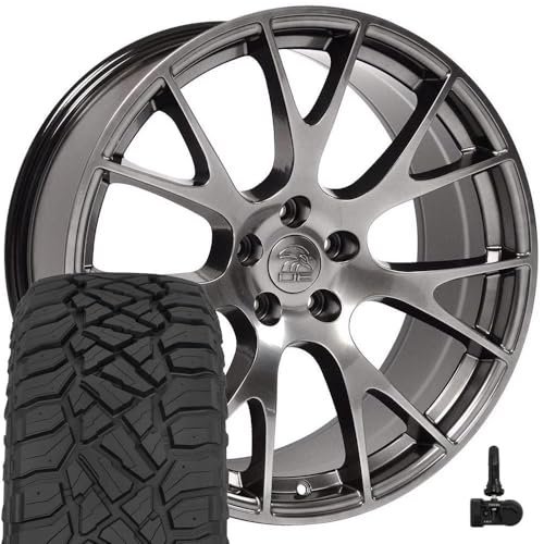 OE Wheels DG69 22 Inch Rims and Tires Fit Ram...