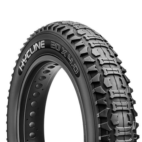 Hycline Ebike Fat Tire: 20x4.0 Inch Heavy Duty Folding...