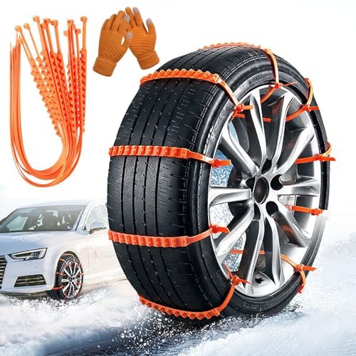 Universal Snow Chains for Car Tires, Cadenas Para Llantas...