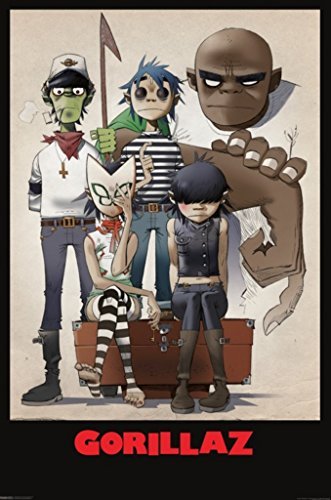 Music - Alternative Rock Posters: Gorillaz - All Here -...