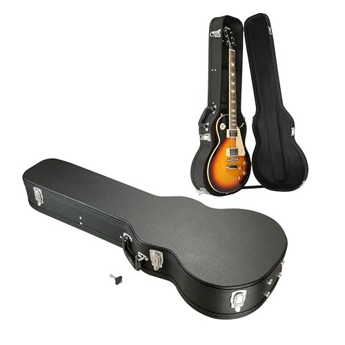 TOPURWAY Electric LP Guitar Hard Case for Les Paul Style...