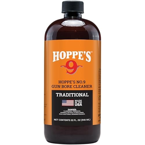 Hoppe's No. 9 Gun Bore Cleaning Solvent, 1-Quart Bottle