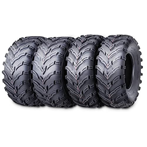 ROADGUIDER Full Set ATV/UTV Tires 25x8-12 25x8x12 Front...