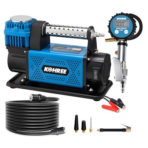 Kohree 12V Air Compressor Heavy Duty, 7.06 CFM Portable...