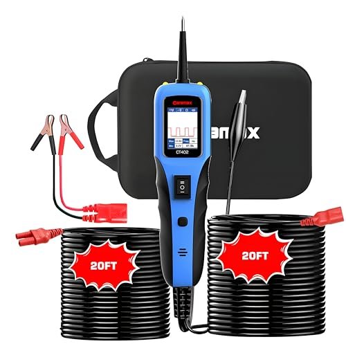 CARAMAX Automotive Power Circuit Probe Tester 12-24V...