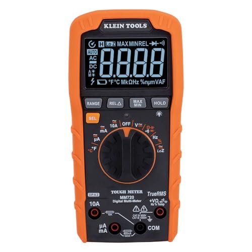 Klein Tools MM720 Digital Multimeter, Auto-Ranging TRMS,...