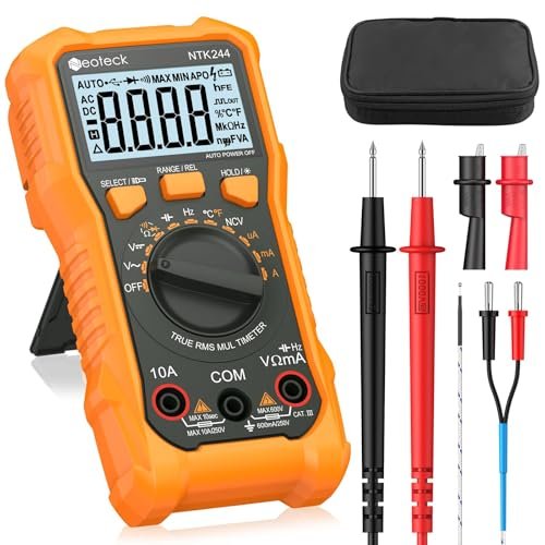 Neoteck 6000 Counts Digital Multimeter with NCV and TRMS...