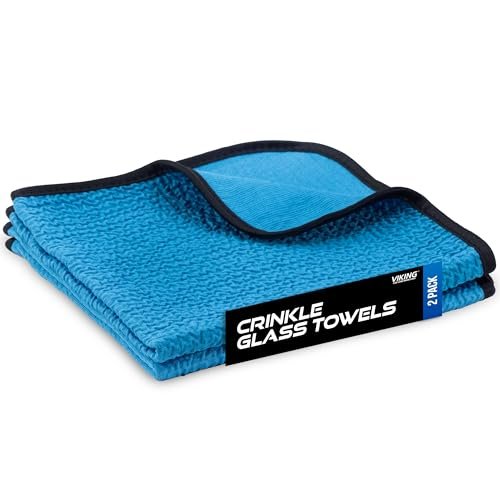 VIKING Glass Microfiber Cleaning Cloth for Car and Home 2...