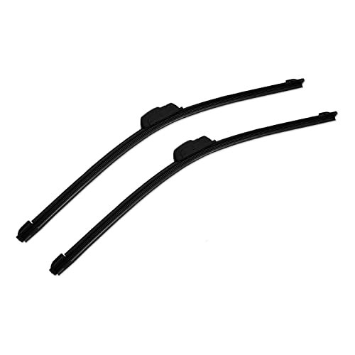Premium All-Season Natural Rubber J-Hook Windshield Wiper...