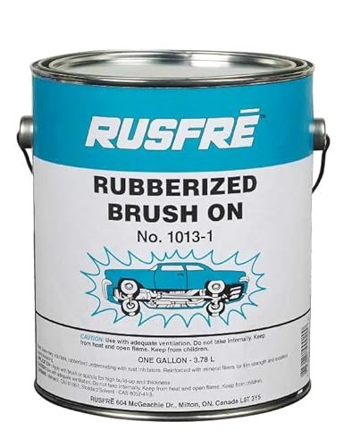 Rusfre RUS-1013 Brush-on Rubberized Undercoating, 1-gallon,...