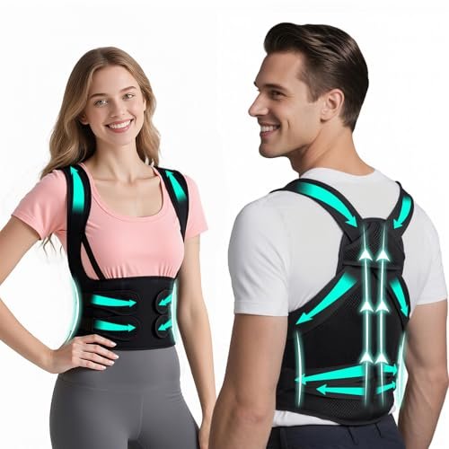 Back Brace Posture Corrector for Women and Men Comfy...