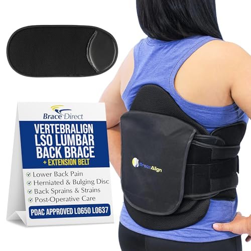 Brace Align VertebrAlign LSO Lumbar Back Brace with Plus...
