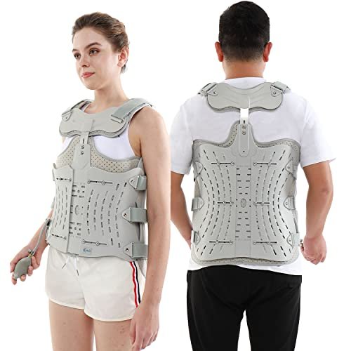 TLSO Inflatable Thoracolumbar Fixed Back Spinal Brace, Pain...