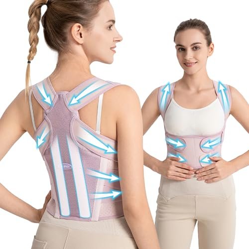 NLNYCT Posture Corrector for Women – 2-in-1 Back Brace...