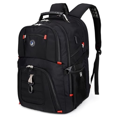 SHRRADOO Extra Large 50L Travel Laptop Backpack with USB...