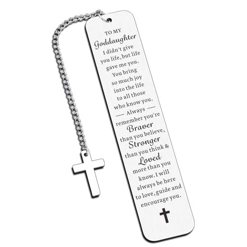 Goddaughter Gifts from Godmother Goddaughter Bookmark for...