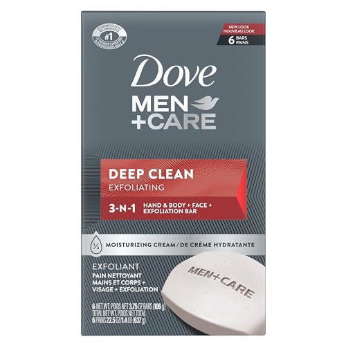 Dove Men+Care Body Soap and Face Bar More Moisturizing...