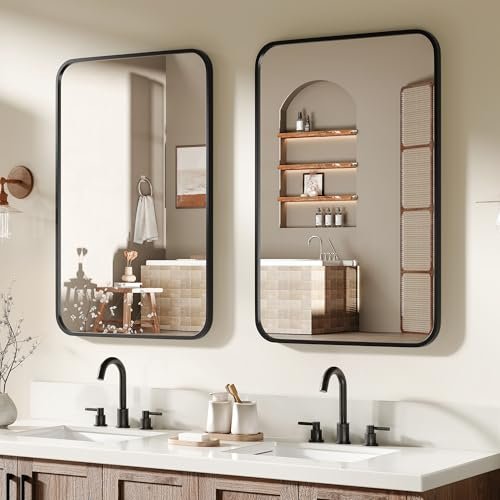 Pocetry 2-Pack Bathroom Vanity Mirrors for Over Sink,...