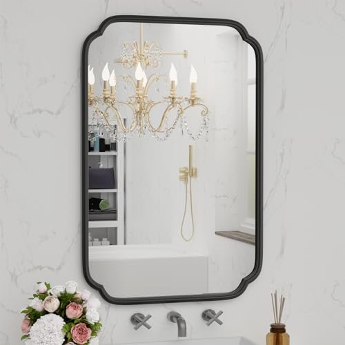 Ferytange Black Bathroom Vanity Mirrors for Over Sink 24