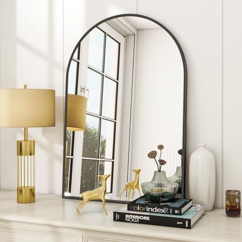 VooBang Arched Wall Mirror, 24 x 36 inch Arch Bathroom...