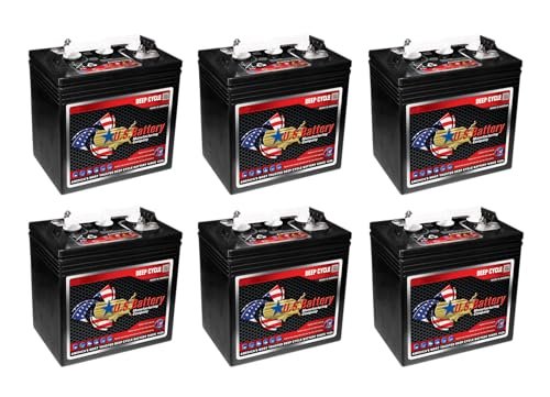 Set of 6 | US Battery US1800XC2 6 Volt 208Ah...
