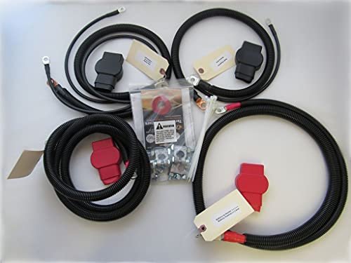 Made in USA. Custom Battery Cables Compatible/Replacement...