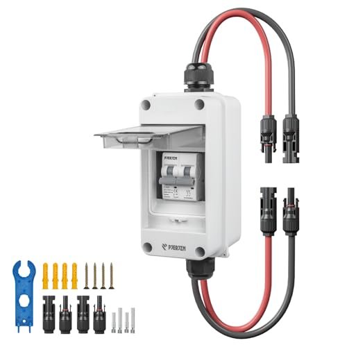 Pjerjzn Solar Panel Disconnect Switch 400V DC/AC 30A PV...