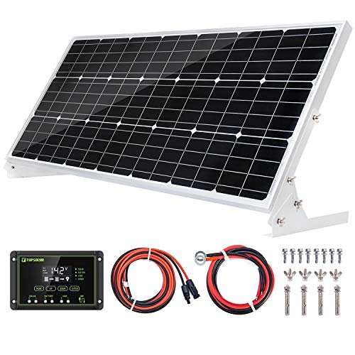 Topsolar 100W 12V Solar Panel Kit Battery Charger 100...