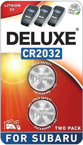 Key Fob Replacement Batteries for Subaru (Outback Forester...
