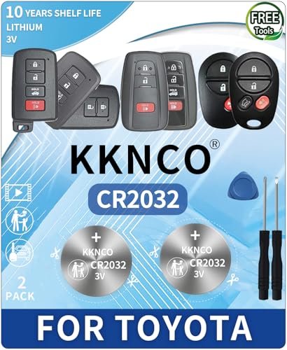 Car Key Fob Battery Replacement for Toyota RAV4 Camry...