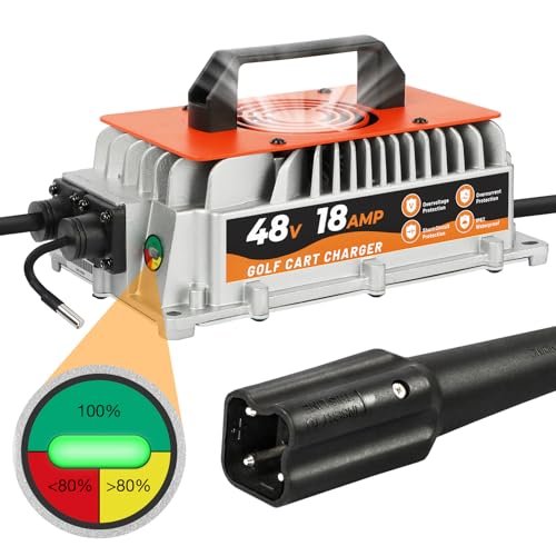 18 AMP 48 Volt Golf Carts Battery Charger for Yamaha...