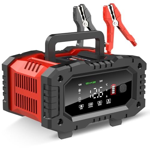 YONHAN Battery Charger 20A 12V/24V LiFePO4 Lead Acid Fully...