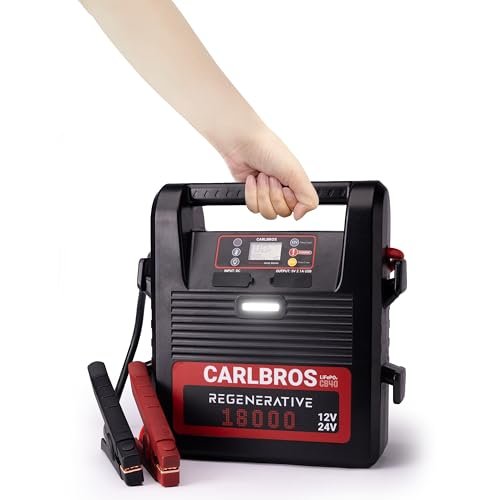 CARLBROS CB40 Heavy Duty Jump Starter, 40S Fast Recharge,...