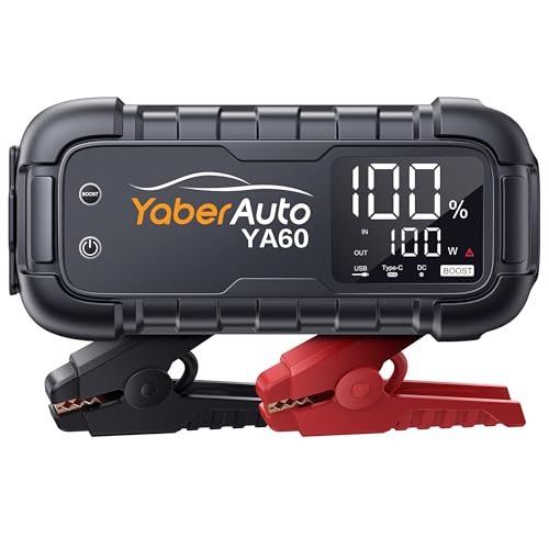 YaberAuto Jump Starter 8000A 65W Fast Charging (All...