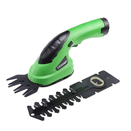 Lichamp 2-in-1 Electric Hand Held Grass Shear Hedge Trimmer...