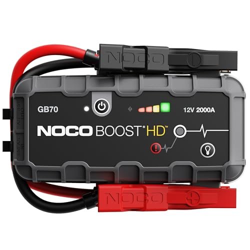 NOCO Boost GB70: 2000A UltraSafe Jump Starter – 12V...