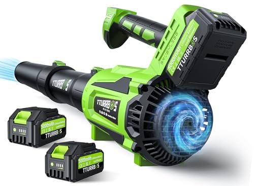 Leaf Blower Cordless - 650CFM Brushless Motor Leaf Blower...