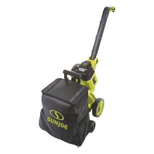 Sun Joe 48V Cordless Garden Vacuum and Mulcher Kit with...