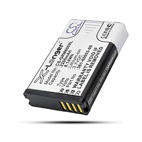 3.7V 2200mAh Li-ion Replacement Battery for Garmin...