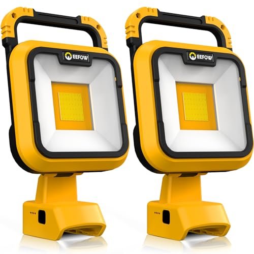 Work Light for Dewalt 20V Max: Cordless 2 COB 64W...