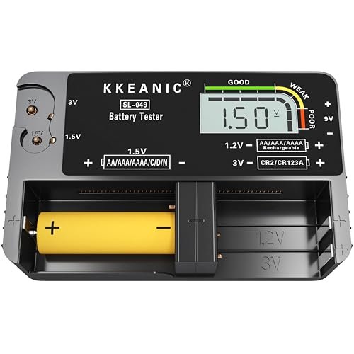 KKEANIC Battery Tester SL-049 - Professional Digital...