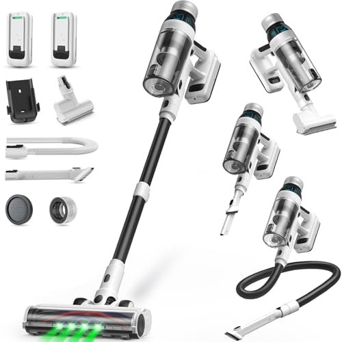 NuYupo Cordless Vacuum Cleaner, 2 Batteries 110 Mins...
