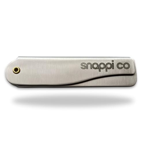 Snappi Co® Metal Folding Beard Comb | 304 Stainless Steel...