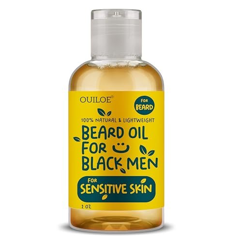 Beard Oil for Black Men with Sensitive Skin - All...