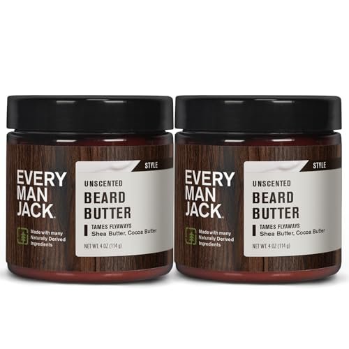 Every Man Jack Unscented Beard Butter - Fragrance Free...