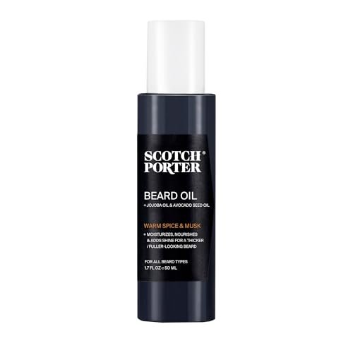 Scotch Porter Smoothing Beard Oil – Nourishing Oil Seals...